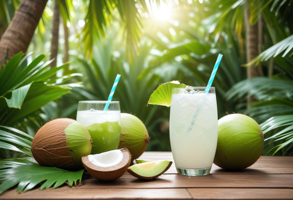 Kokosvatten nyttigt efter träningen – så återhämtar du illustration